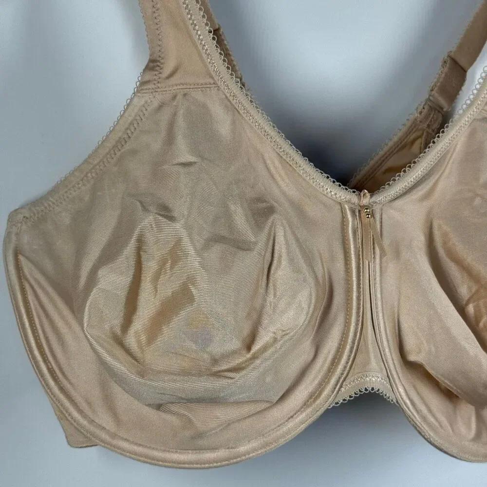Wacoal Basic Beauty Full Figure Seamless Underwire Bra tan Size 40DDD 855192